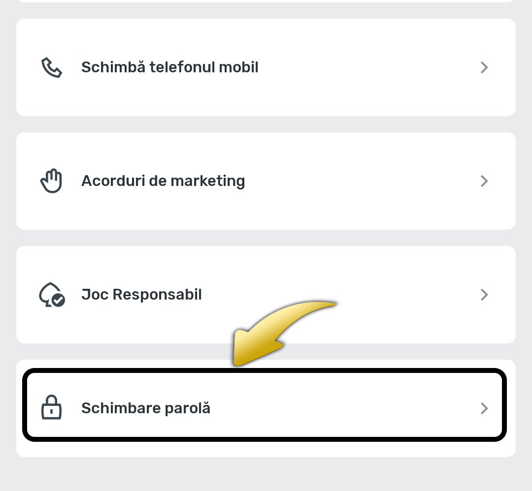 Schimbare parola