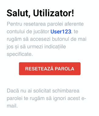 Cum îmi recuperez parola/numele de utilizator?