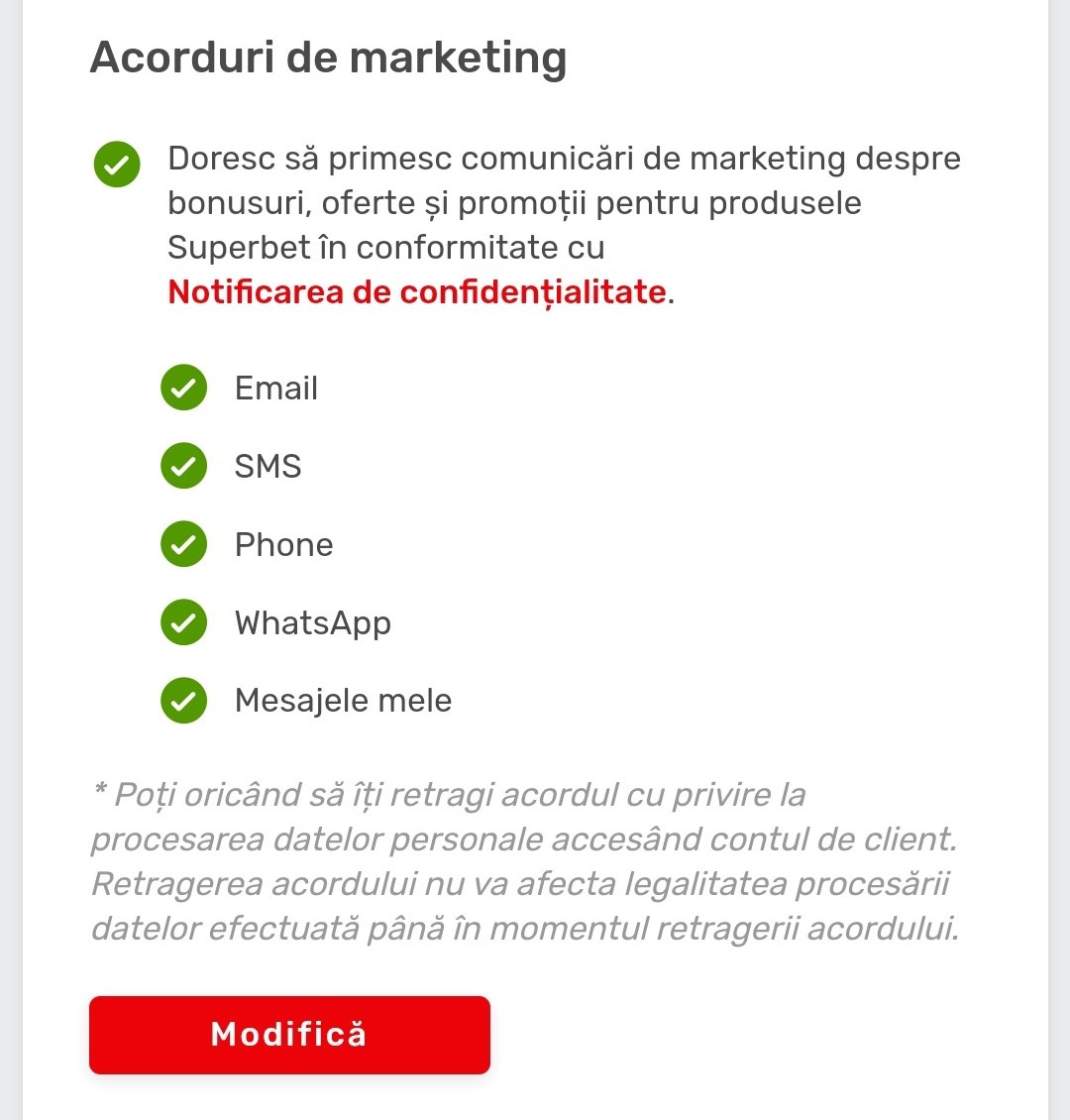 Acorduri marketing mobile