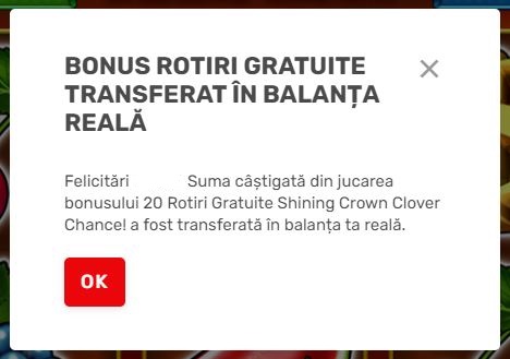 Bonus transferat