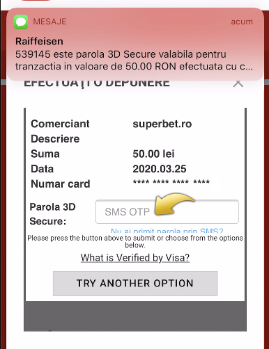 Parola 3D Secure