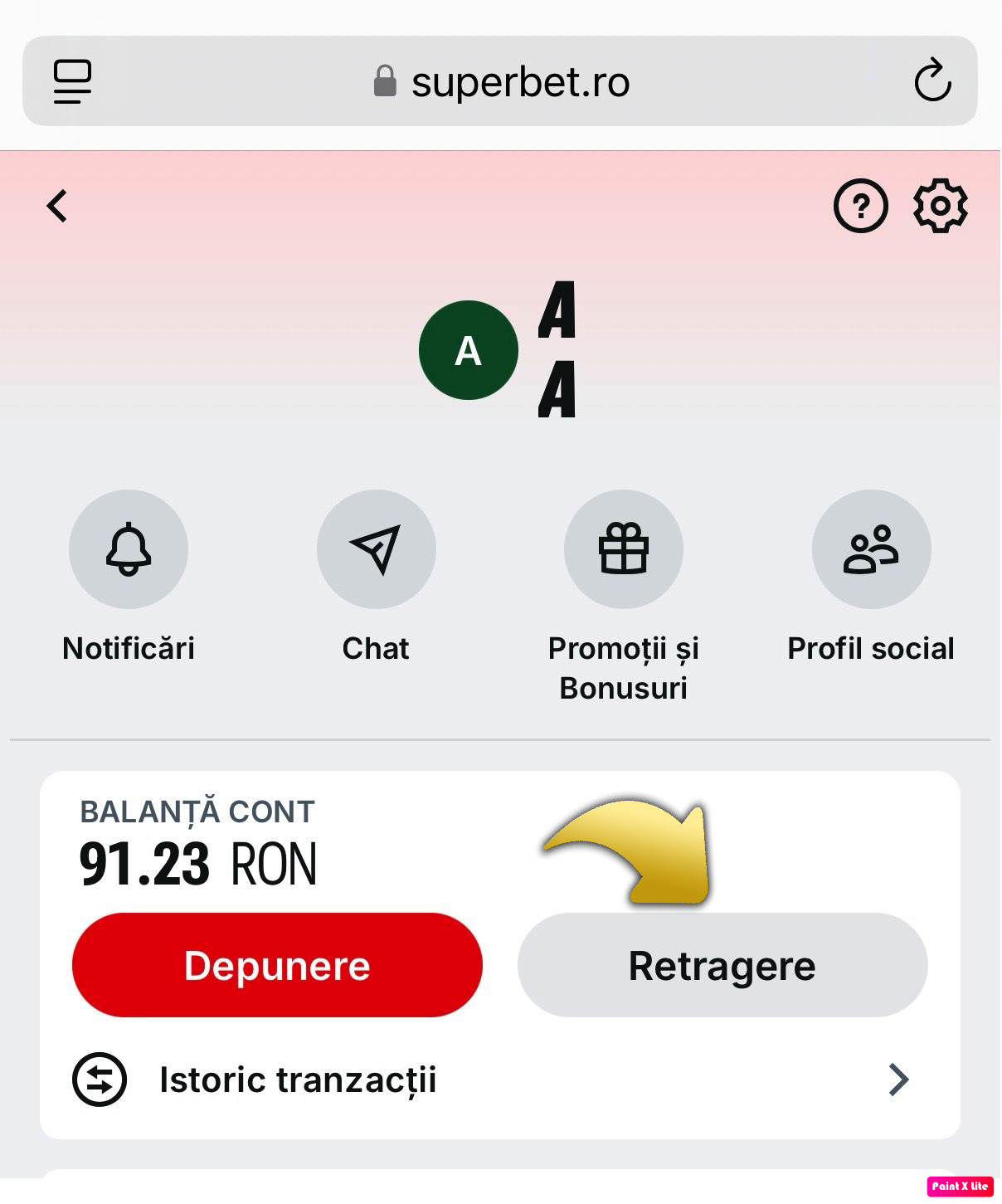 retragere