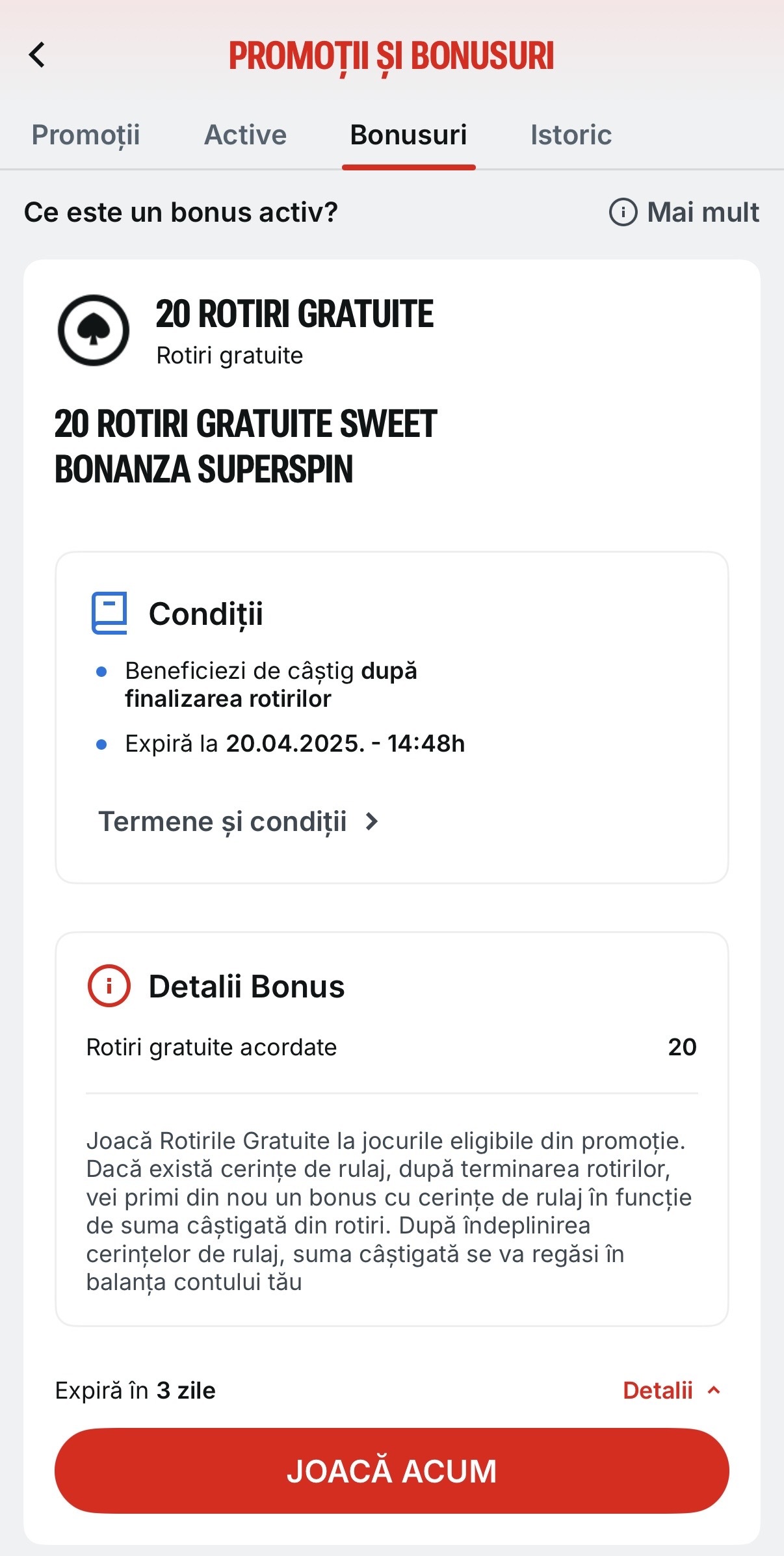 rotiri gratuite