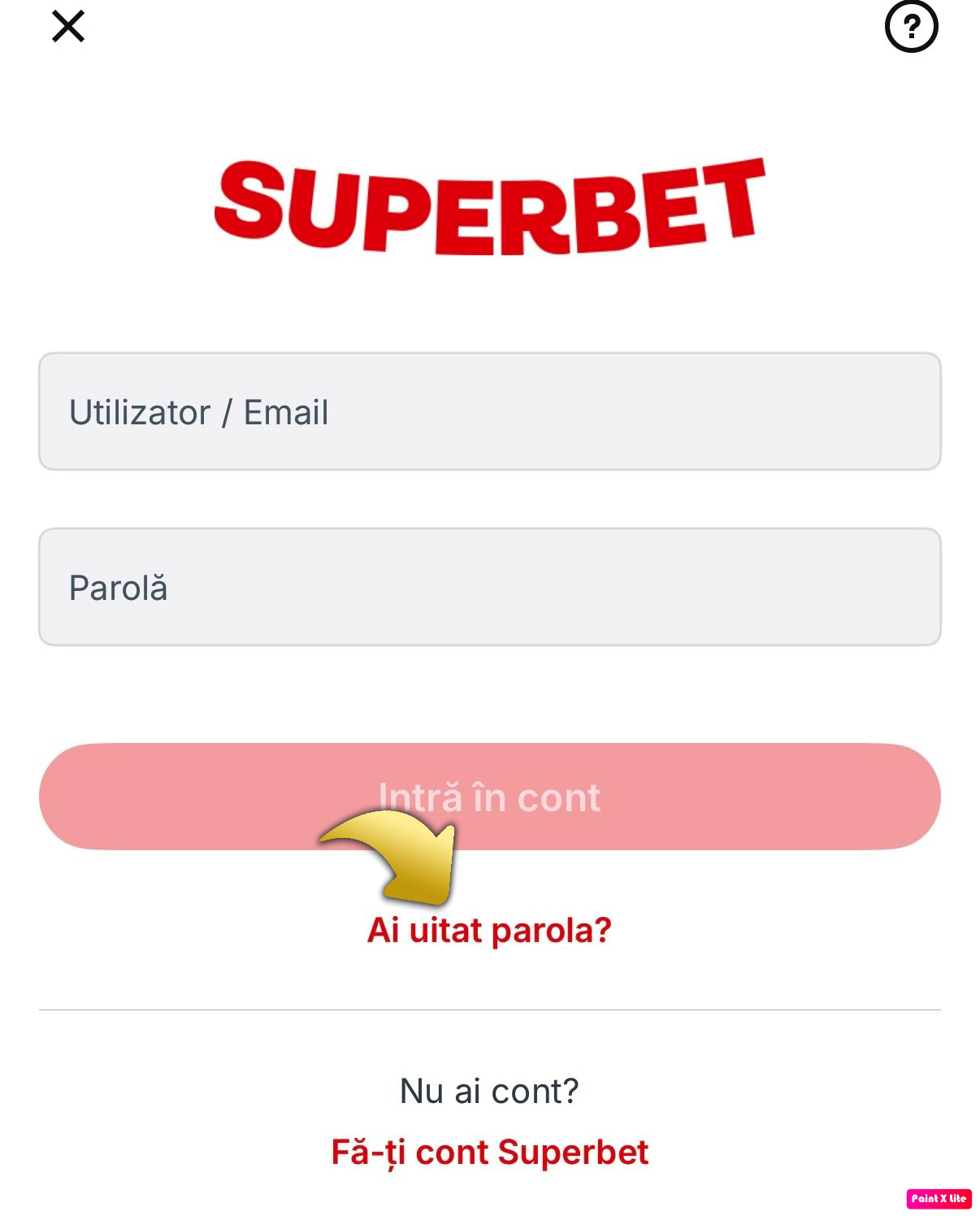 recuperare date superbet